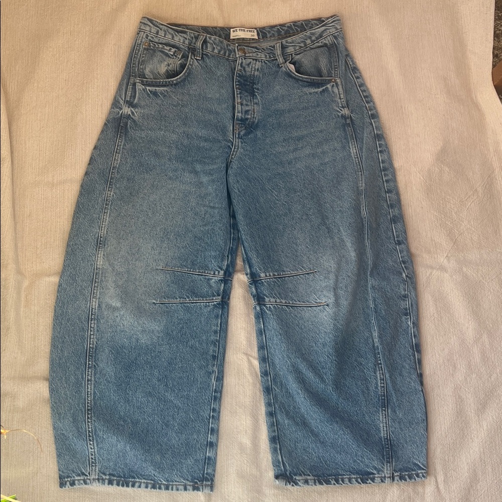 We The Free Lucky You Mid-Rise Barrel Jean - Picture 4 of 7